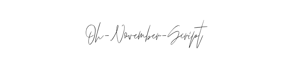 Oh-November-Script