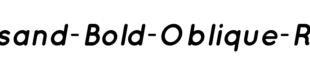 Quicksand-Bold-Oblique-Regular