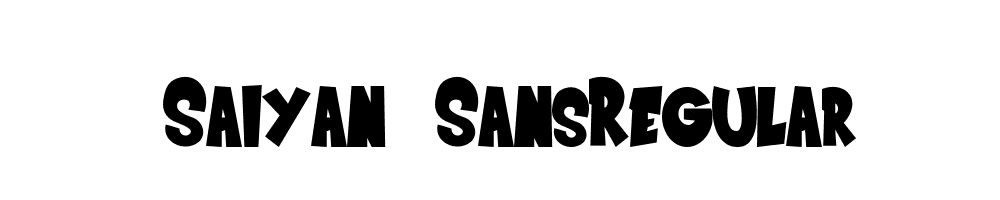 Saiyan-SansRegular