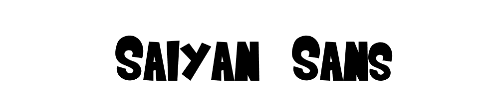 Saiyan Sans