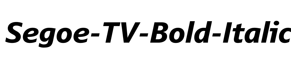 Segoe-TV-Bold-Italic