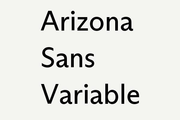ABC Arizona Sans Variable Regular Font