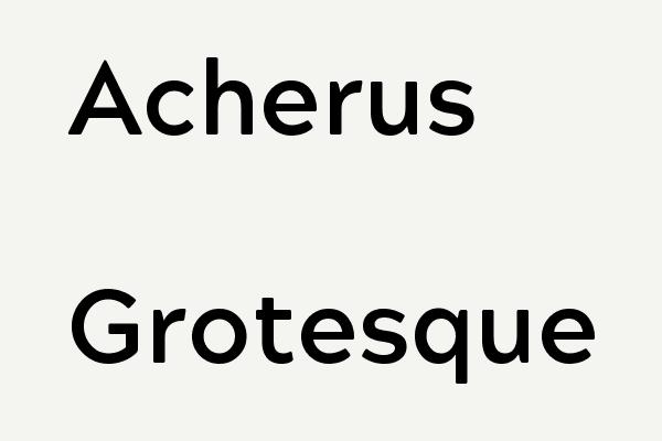 Acherus Grotesque Font