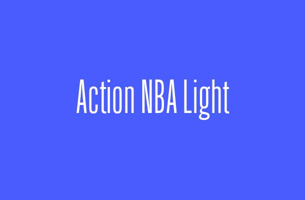 Action NBA Light Font