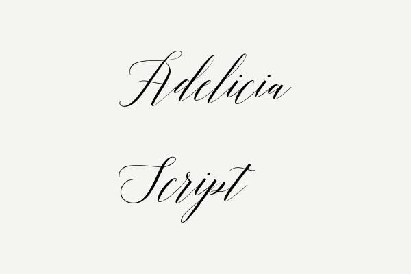 Adelicia Script Font