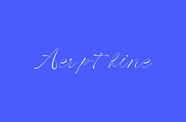 Aerpthine Font