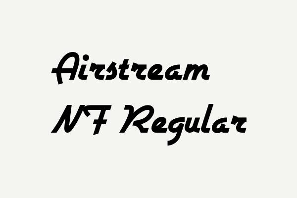 Airstream NF Regular Font