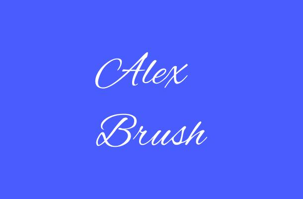 Alex Brush Font