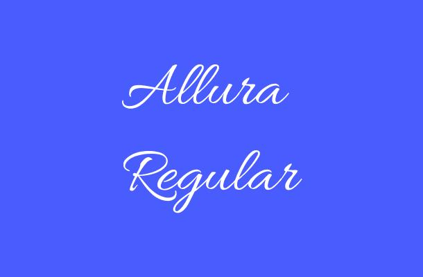 Allura Regular Font