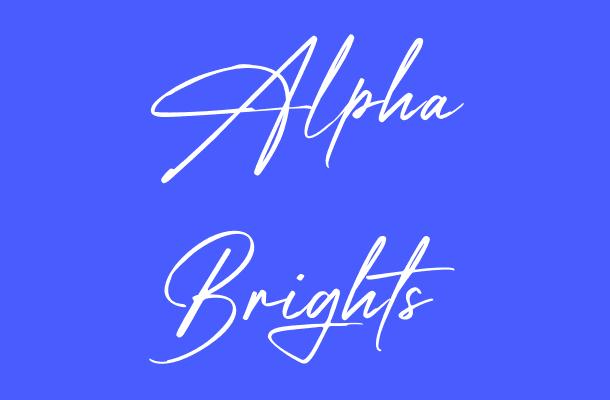 Alpha Brights Font