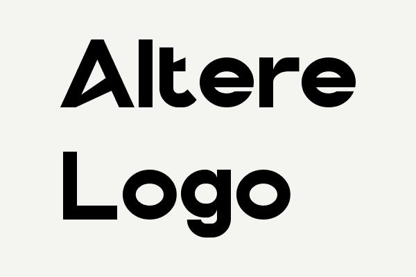 Altere Logo Font