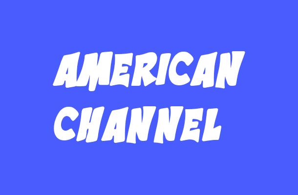 American Channel Font