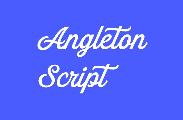 Angleton Script Font