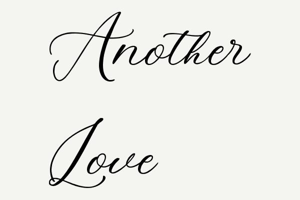 Another Love Font
