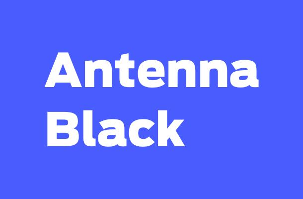 Antenna-Black Font