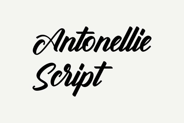 Antonellie Script Font