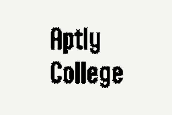 Aptly College Font