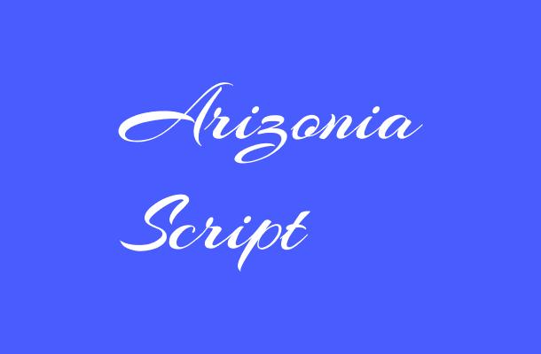 Arizonia Script Font