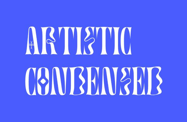 Artistic Condensed Font