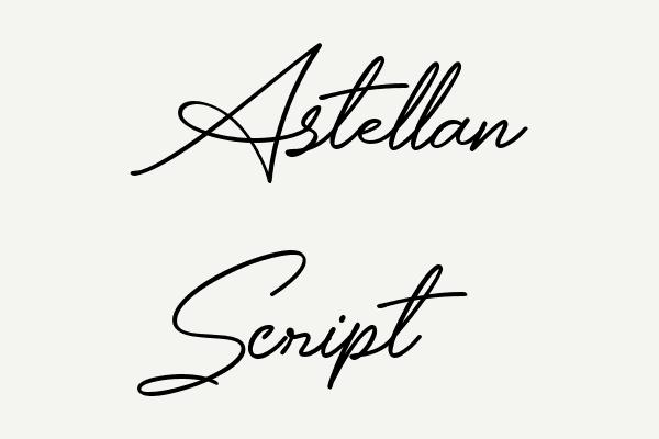 Astellan Script Font