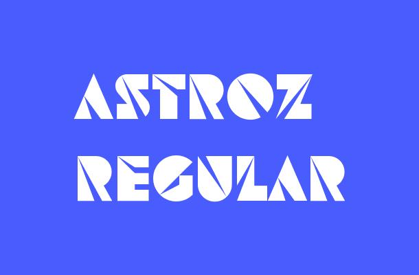 Astroz Regular Font