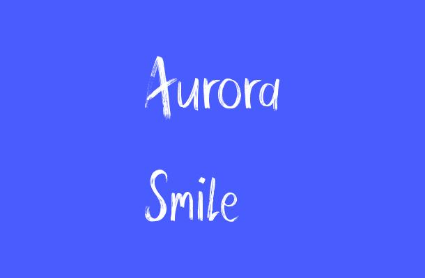 Aurora Smile Font