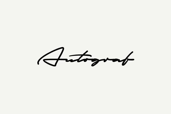 Autograf Font