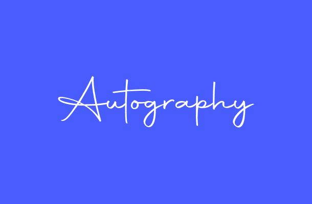 Autography Font