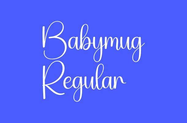 Babymug Regular Font