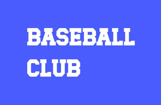 Baseball Club Font