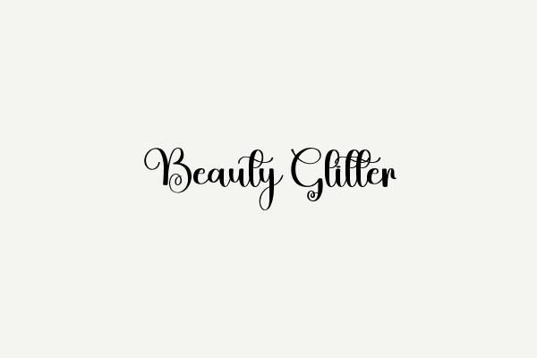 Beauty Glitter Font