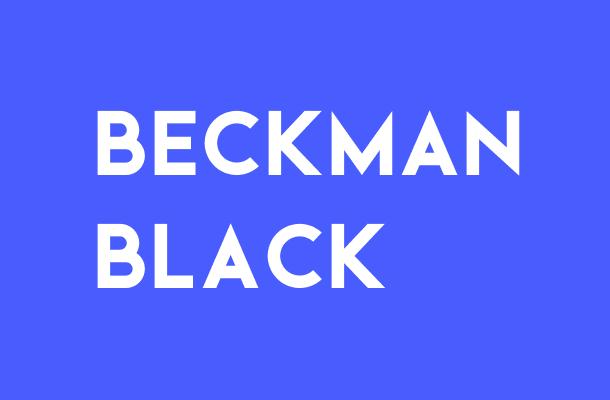 Beckman Black Font
