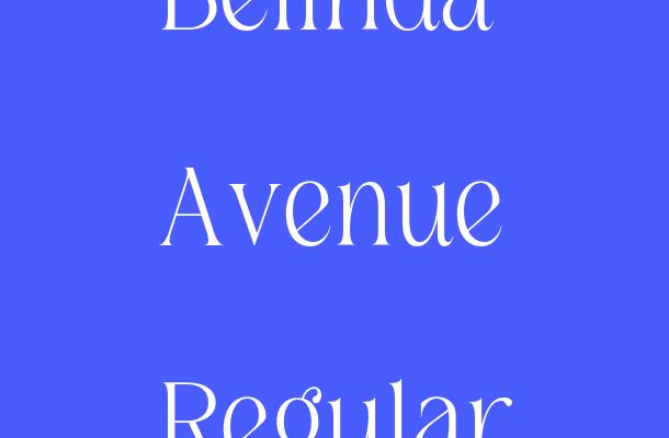 Belinda Avenue Regular Font
