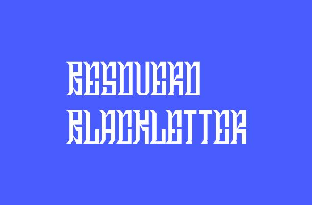Besovero Blackletter Font