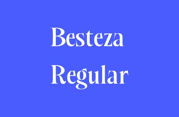 Besteza Regular Font