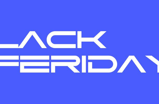 Black Eferidays Font