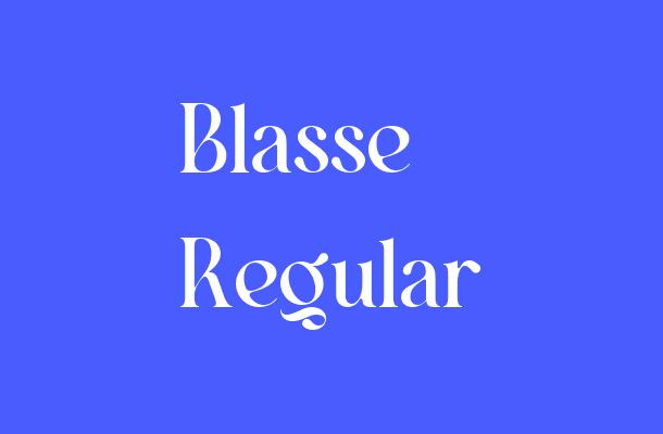 Blasse Regular Font