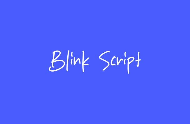 Blink Script Font Font