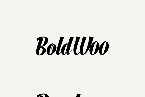 Bonbon Bold W00 Regular Font