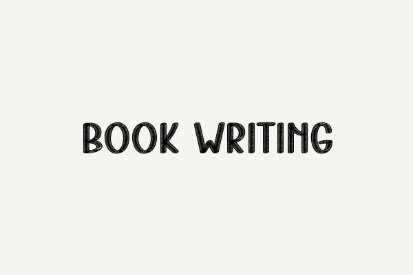 Book Writing Font