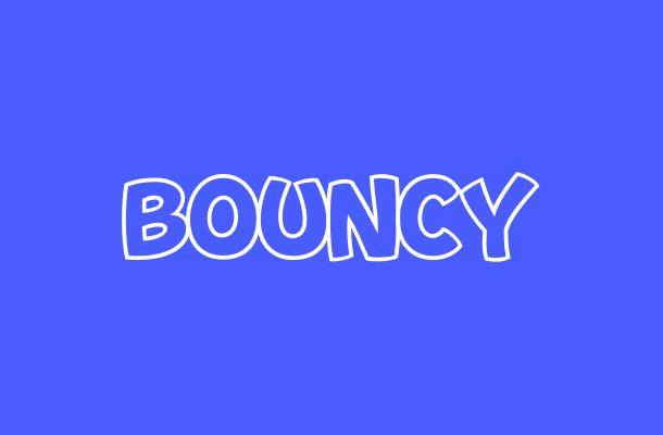Bouncy Font