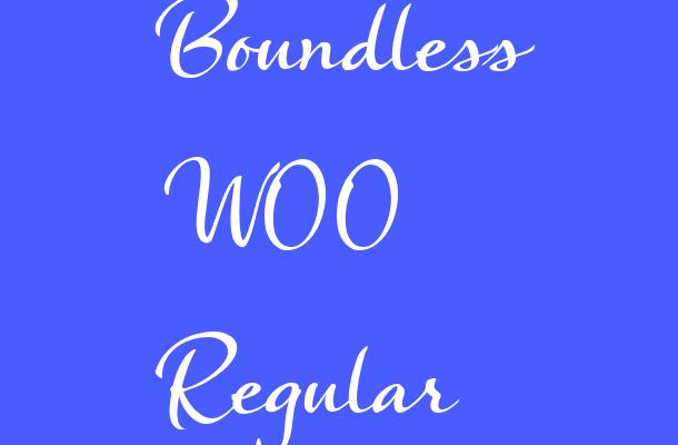 Boundless W00 Regular Font