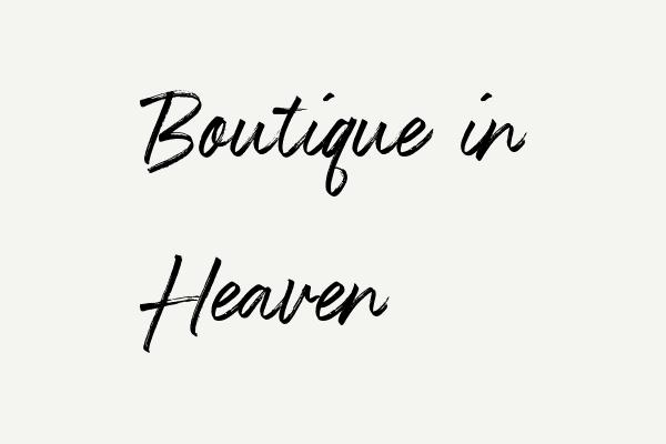 Boutique in Heaven Font