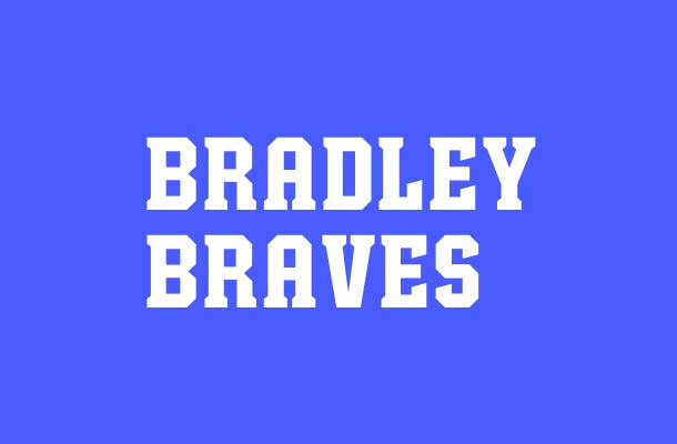Bradley Braves Font