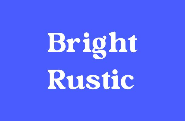 Bright Rustic Font