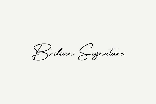 Brilian Signature Font