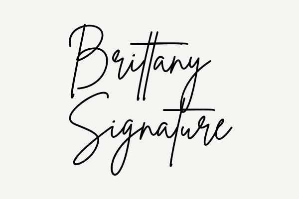 Brittany Signature Font