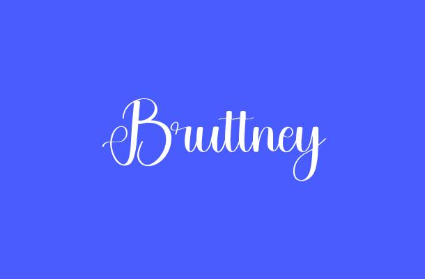 Bruttney Font