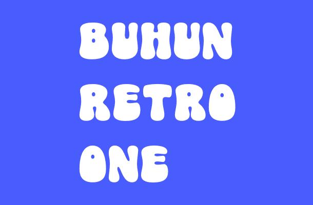 Buhun Retro One Font