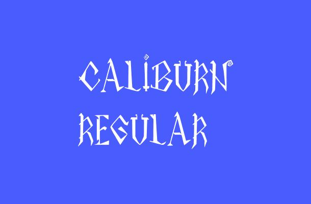 Caliburn Regular Font